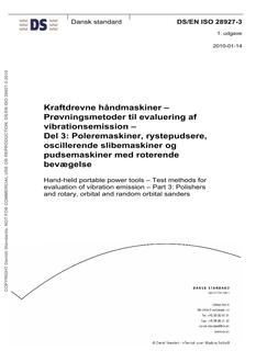DANSK DS/EN ISO 28927-3