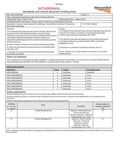 NR NR/L2/INI/0300 ISSUE 1
