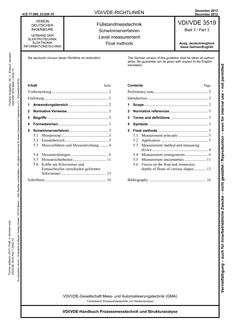 VDI VDI/VDE 3519 BLATT 3