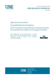 AENOR UNE-EN 50121-5