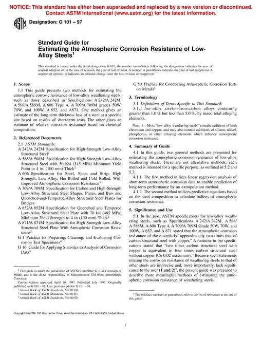 ASTM G101-97