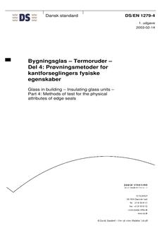 DANSK DS/EN 1279-4
