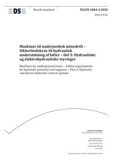 DANSK DS/EN 1804-3