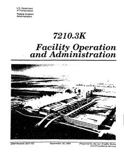 FAA FO 7210.3K