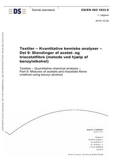 DANSK DS/EN ISO 1833-9