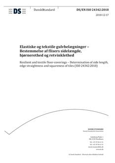 DANSK DS/EN ISO 24342