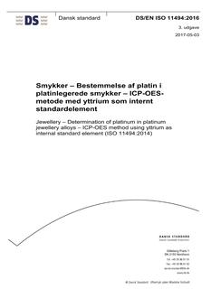 DANSK DS/EN ISO 11494