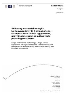DANSK DS/ISO 16273