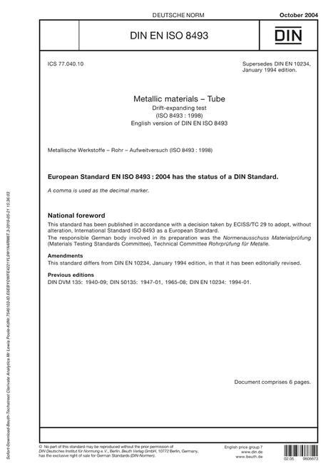 DIN EN ISO 8493