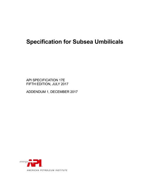 API Spec 17E