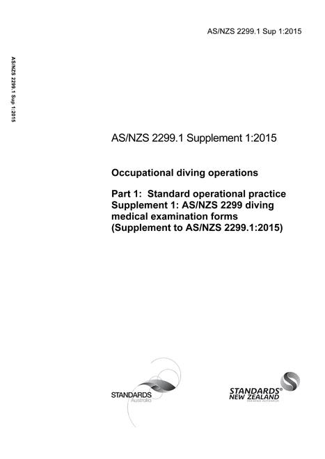 AS/NZS 2299.1 Sup 1:2015