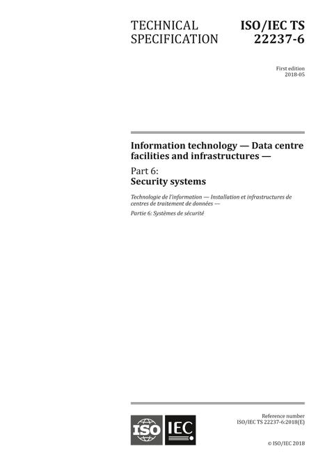 ISO/IEC TS 22237-6:2018