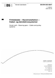 DANSK DS/EN ISO 8847