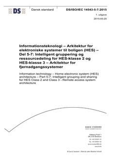 DANSK DS/ISO/IEC 14543-5-7
