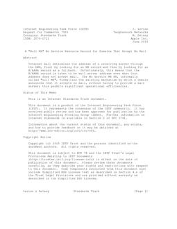 IETF RFC 7505