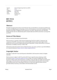 IETF RFC 9114