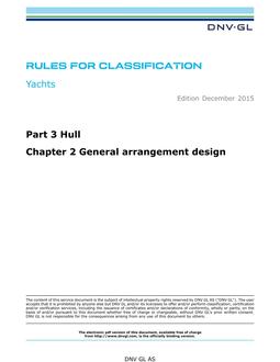 DNV DNVGL-RU-YACHT PART 3 CHAPTER 2