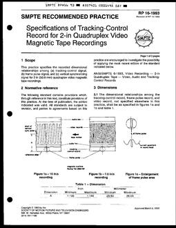 SMPTE RP 16