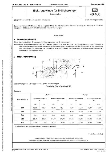 DIN 40400