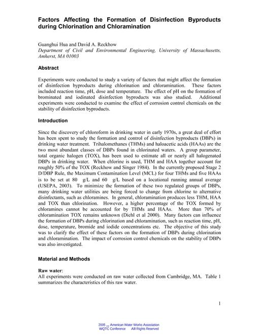 AWWA WQTC62490