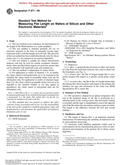 ASTM F671-99