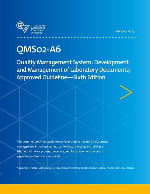 CLSI QMS02-A6 (R2018)