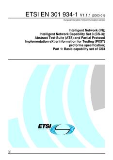 ETSI EN 301 934-1