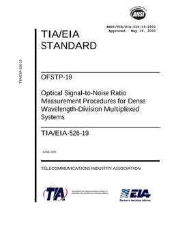 TIA ANSI/TIA/EIA-526-19