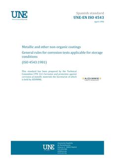 AENOR UNE-EN ISO 4543
