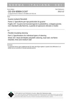 CEI EN 60684-3-247