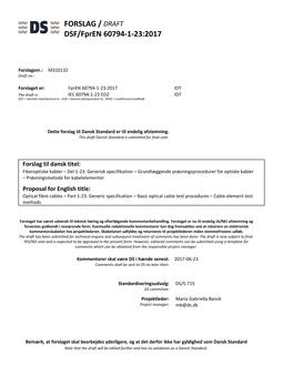 DANSK DSF/FPREN 60794-1-23