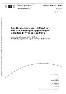 DANSK DS/EN ISO 4254-6