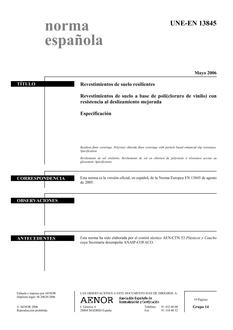 AENOR UNE-EN 13845