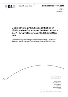 DANSK DS/EN ISO 25178-1