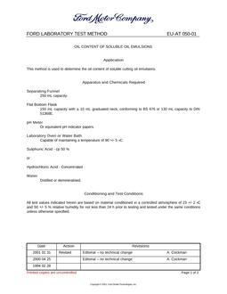 FORD FLTM EU-AT 050-01