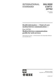 IEEE/ISO 11073-20702-2018