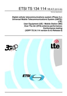 ETSI TS 134 114