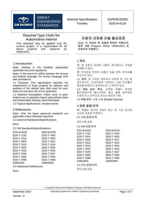 GMKOREA EDS-M-6110