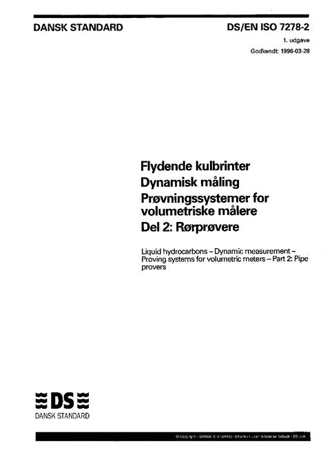 DANSK DS/EN ISO 7278-2
