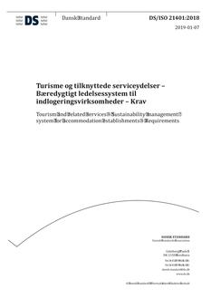 DANSK DS/ISO 21401