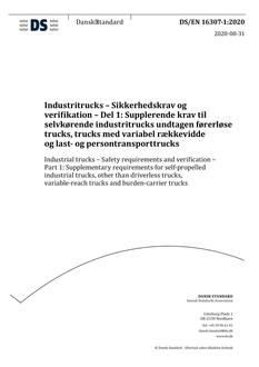 DANSK DS/EN 16307-1