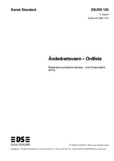 DANSK DS/EN 135