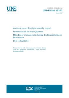AENOR UNE-EN ISO 15302