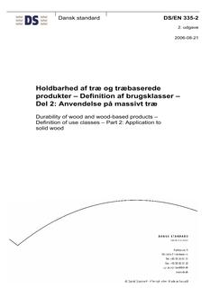 DANSK DS/EN 335-2
