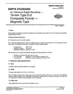 SMPTE ST 246M