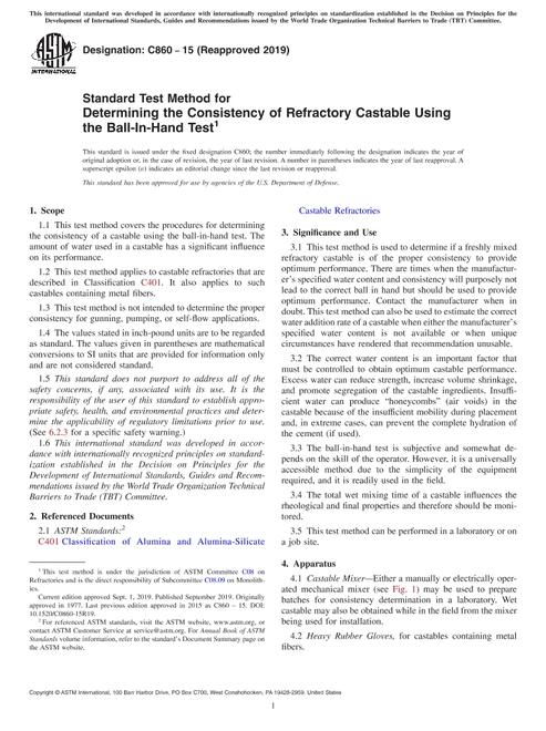 ASTM C860-15(2019)