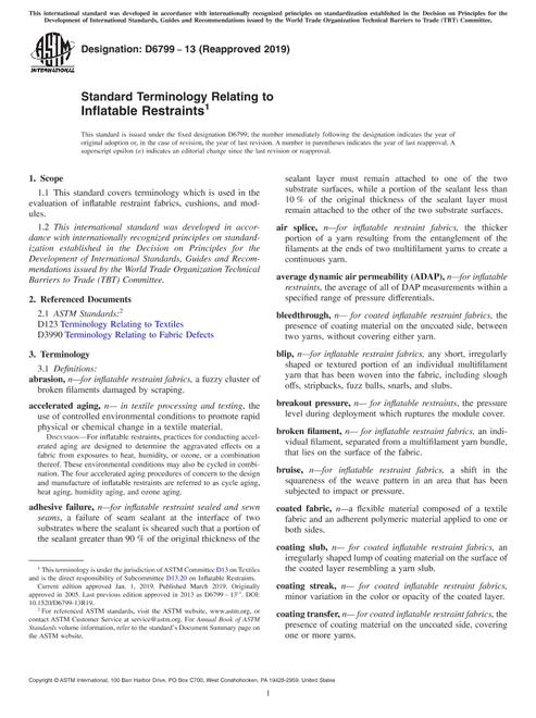 ASTM D6799-13(2019)