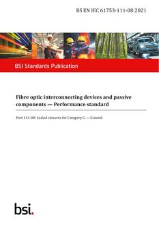 BS EN IEC 61753-111-08:2021