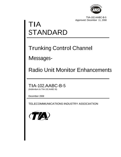 TIA ANSI/TIA-102.AABC-B-5