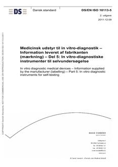 DANSK DS/EN ISO 18113-5